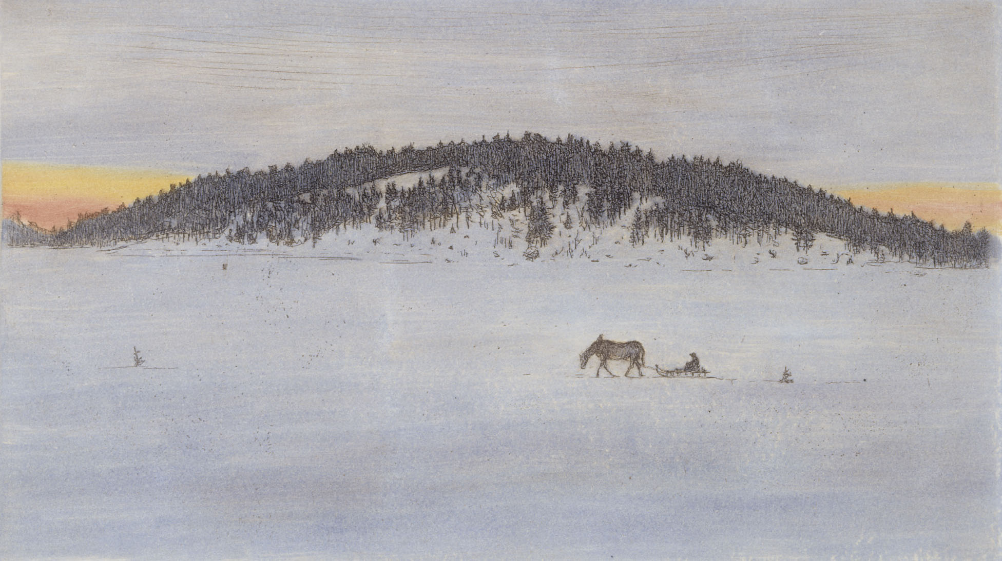 Hugo Simberg (1873-1917), Talvitie I, 1899